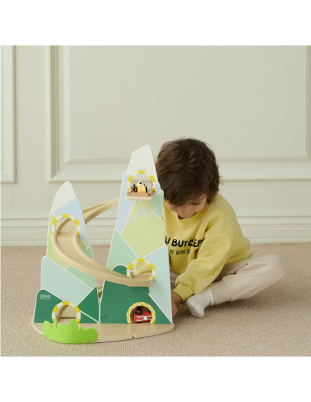 CLASSIC WORLD Drewniany Tor Samochodowy "Górski Wyścig"