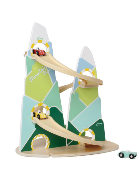 CLASSIC WORLD Drewniany Tor Samochodowy "Górski Wyścig"