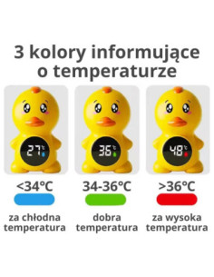 WOOPIE Termometr do Mierzenia Temperatury Wody Kaczuszka 2