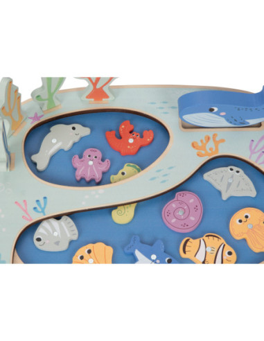 TOOKY TOY Złowić Rybkę Gra Zręcznościowa Układanka Montessori