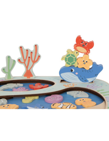 TOOKY TOY Złowić Rybkę Gra Zręcznościowa Układanka Montessori