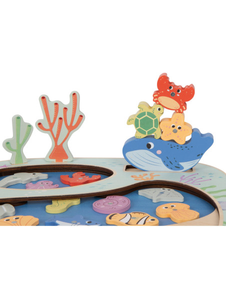 TOOKY TOY Złowić Rybkę Gra Zręcznościowa Układanka Montessori