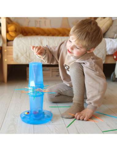 WOOPIE Gra Zręcznościowa Spadające Kulki Bierki Wyjmij Patyczki