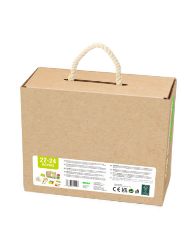 TOOKY TOY Box Pudełko XXL Montessori Edukacyjne 7w1 Sensoryczne 22-24 Mies