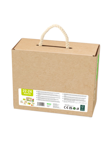 TOOKY TOY Box Pudełko XXL Montessori Edukacyjne 7w1 Sensoryczne 22-24 Mies