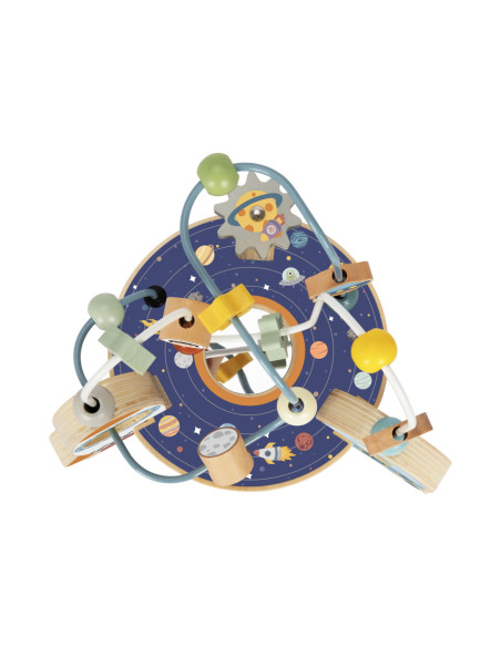 TOOKY TOY Drewniana Rakieta Pętla Motoryczna Labirynt