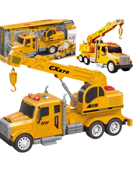 WOOPIE Interaktywny Dźwig z Ruchomym Hakiem Ciężarówka 1:14