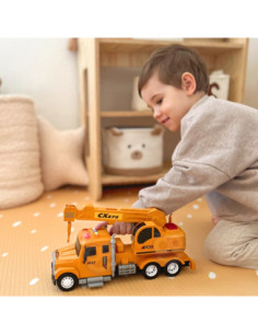 WOOPIE Interaktywny Dźwig z Ruchomym Hakiem Ciężarówka 1:14 2