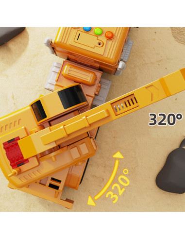 WOOPIE Interaktywny Dźwig z Ruchomym Hakiem Ciężarówka 1:14