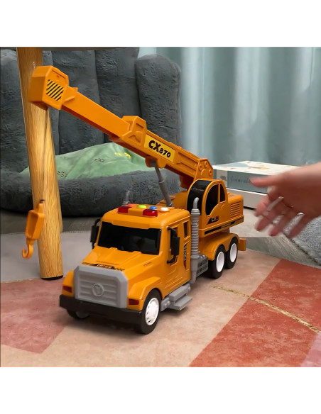 WOOPIE Interaktywny Dźwig z Ruchomym Hakiem Ciężarówka 1:14