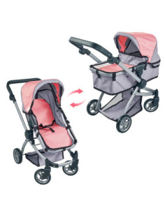 WOOPIE ROYAL 2-in-1 Doll's Pram, Gondola, Stroller, Adjustable