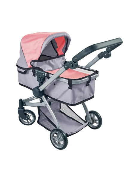 WOOPIE ROYAL Wózek dla Lalek 2w1 Gondola Spacerówka Regulacja