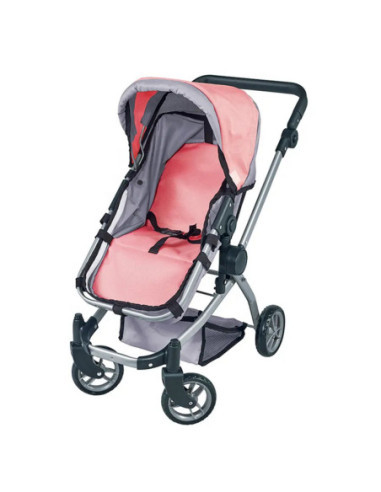 WOOPIE ROYAL Wózek dla Lalek 2w1 Gondola Spacerówka Regulacja