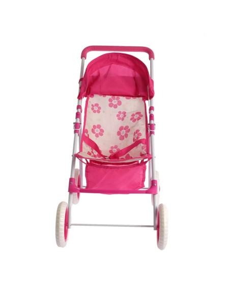 WOOPIE ROYAL Wózek dla Lalek Spacerówka w Kwiaty