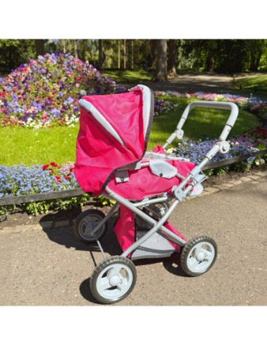 WOOPIE ROYAL Wózek dla Lalek 4w1 Nosidełko Regulacja