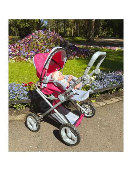 WOOPIE ROYAL Wózek dla Lalek 4w1 Nosidełko Regulacja
