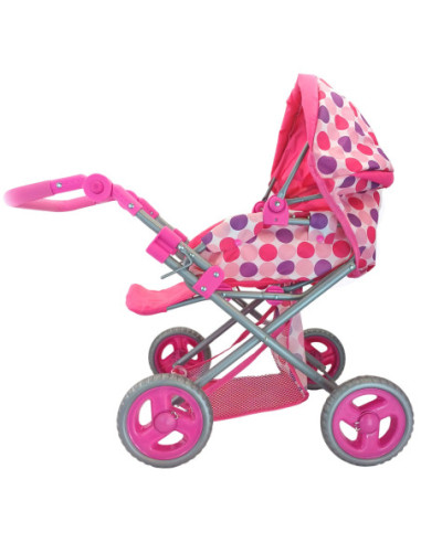 WOOPIE ROYAL Wózek dla Lalek 4w1 Nosidełko Blokowane Kółka