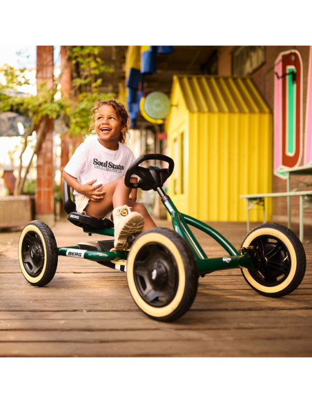 BERG Gokart Na Pedały Buddy Retro Green do 50 kg