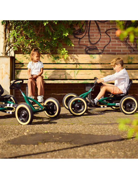 BERG Gokart Na Pedały Buddy Retro Green do 50 kg