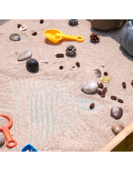 MASTERKIDZ Zestaw XXL STEM WALL 2w1 Tablica Kreatywna z Piaskownicą