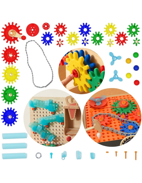 MASTERKIDZ Zestaw Akcesoriów Do Stołu Warsztatowego STEM 111 Elementów