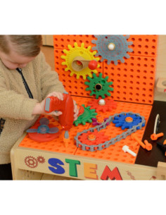 MASTERKIDZ Zestaw Akcesoriów Do Stołu Warsztatowego STEM 111 Elementów 2