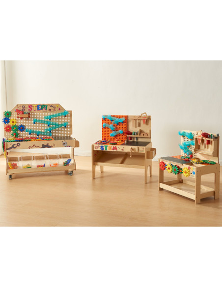 MASTERKIDZ Zestaw Akcesoriów Do Stołu Warsztatowego STEM 111 Elementów