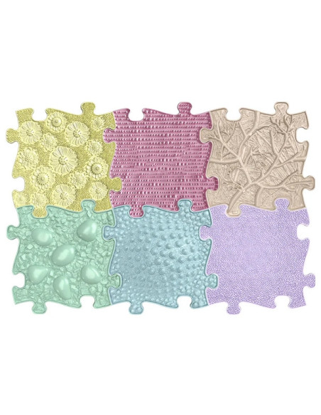 WOOPIE Mata Sensoryczna Ortopedyczna Puzzle 6 elementy