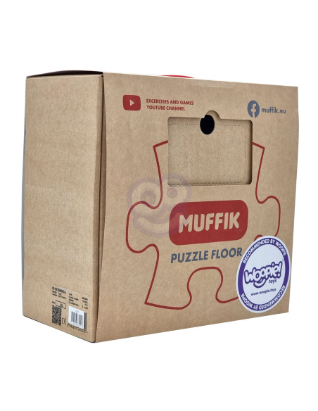 WOOPIE Mata Sensoryczna Ortopedyczna Puzzle 6 elementy