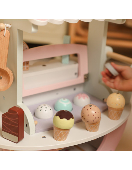 WOOPIE GREEN Lodziarnia XXL Wózek z Lodami