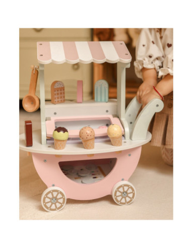 WOOPIE GREEN Lodziarnia XXL Wózek z Lodami