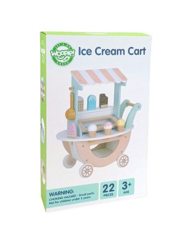 WOOPIE GREEN Lodziarnia XXL Wózek z Lodami