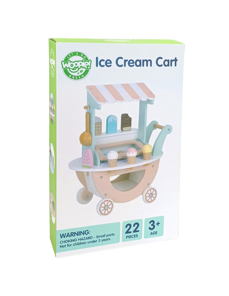 WOOPIE GREEN Lodziarnia XXL Wózek z Lodami