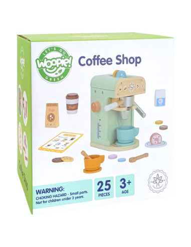 WOOPIE GREEN Drewniany Eksperes do Kawy 25EL Cukiernia Barista