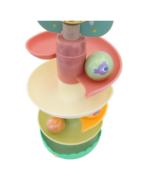 WOOPIE GREEN Drewniany Kulodrom Tor Kulkowy 6EL Sensoryczne Edukacyjny