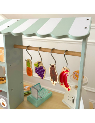 WOOPIE GREEN Duży Wielofunkcyjny Drewniany Straga 73EL