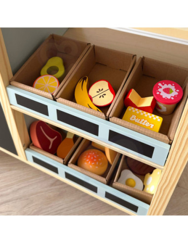 WOOPIE GREEN Duży Wielofunkcyjny Drewniany Straga 73EL