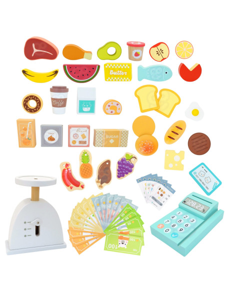 WOOPIE GREEN Duży Wielofunkcyjny Drewniany Straga 73EL