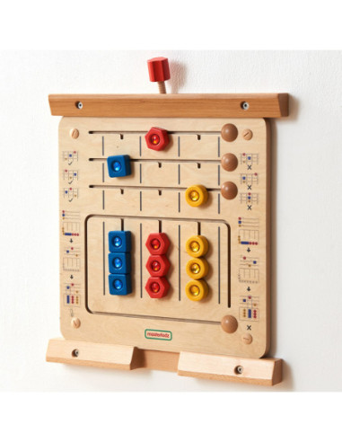 MASTERKIDZ Układanka Sortowanie Diamentów - Tablica Ścienna Edukacyjna Montessori