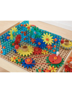 Masterkidz Zestaw kolorowych trybików i kół zębatych 198 elemenów 2