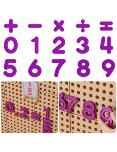 MASTERKIDZ Zestaw Cyferek 82 Elementów Do Nauki Liczenia