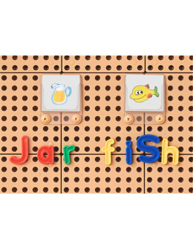 MASTERKIDZ Alfabet Zestaw 122 Liter Dużych i Małych