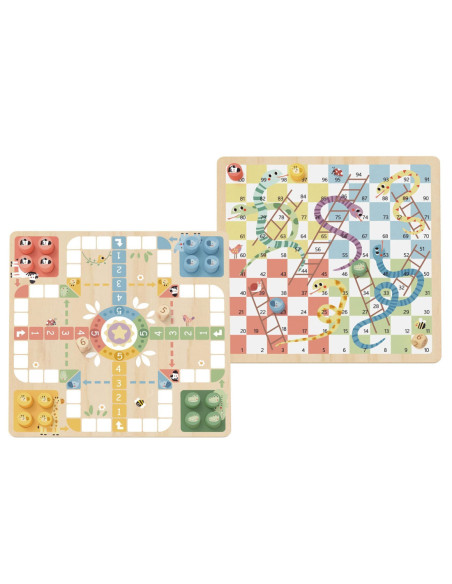 WOOPIE GREEN Gry Planszowe  Logiczne 2w1 Ludo Chińczyk + Uwolnij Zwierzątka