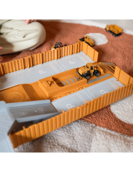 WOOPIE  Samochód Ciężarowy 6w1 Zestaw Budowy Dźwig Resoraki Akcesoria