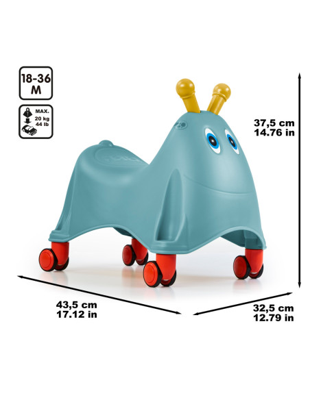 FEBER Jeździk Odpychacz Casual Chodzik Obrotowe kółka 360° 1+