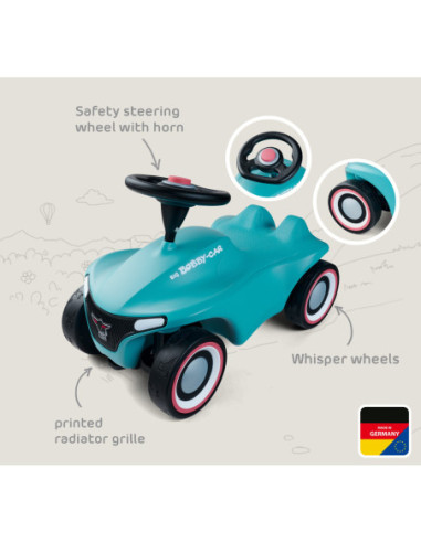 BIG Bobby Car Neo Lazurowy