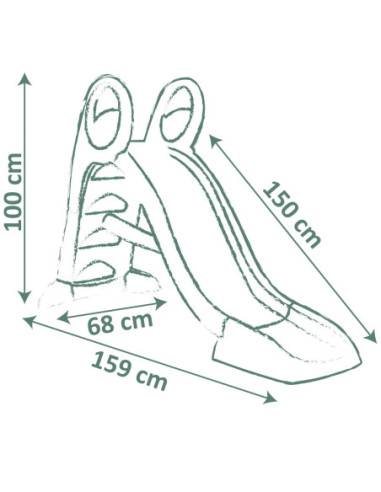 Smoby Zjeżdżalnia My Slide Ślizg 150cm