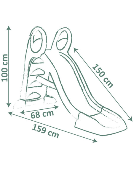 Smoby Zjeżdżalnia My Slide Ślizg 150cm