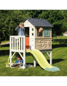 Smoby Domek Na Palach Ze Zjeżdżalnią 2