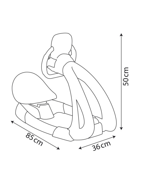 Smoby Symulator jazdy Spidey ze światłem i dźwiękiem